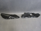 Peugeot 308 13-17 Allure kratka zderzaka pod halogen z chromem lewa i prawa 2 sztuki
